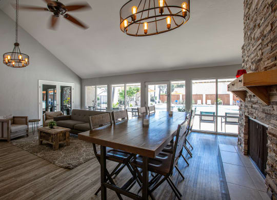 Clubhouse Open Concept at Orange Tree Village Apartments in Tucson AZ