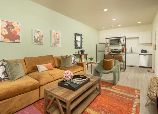Common Area of One bedroom at Streamliner 16th Apartments in Phoenix Arizona
