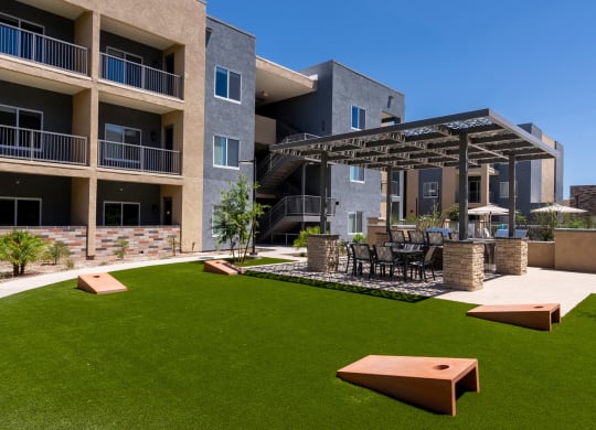 Cornhole and Lounge Area at Tucson Landing, Tucson, 85714  