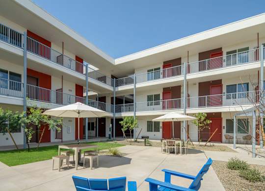 Courtyard at Streamliner 67th in Phoenix Arizona