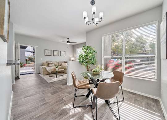 Dining Area at Bear Canyon Apartments in Tucson Arizona