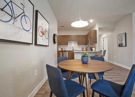 Dining area at Senderos at South Mountain in Phoenix AZ September 2020