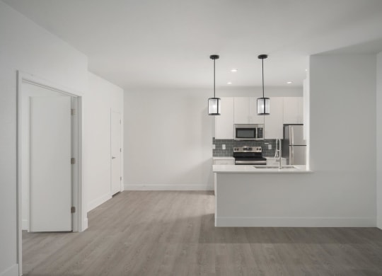 Dinning Room and Breakfast Bar at Haven at Arrowhead Apartments in Glendale Arizona 2021