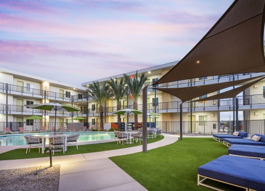 Exterior at Cabana Bridges Apartments in Tucson Arizona