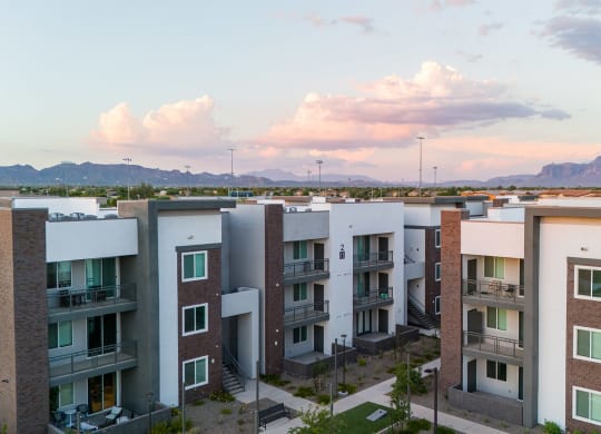 Exterior of at The Aster Mountain Vista in Mesa Arizona