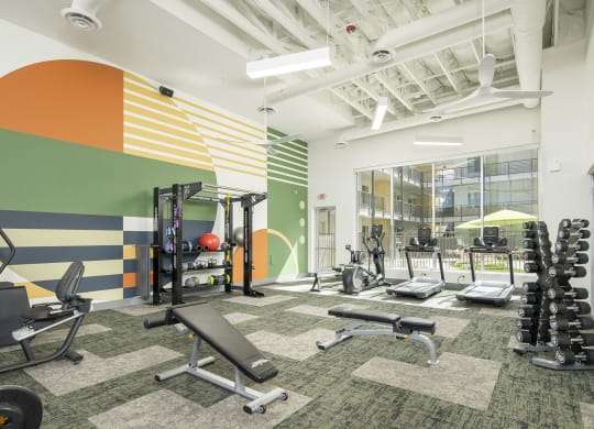 Fitness Center at Cabana Bridges Apartments in Tucson Arizona
