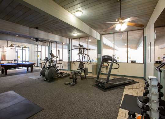 Fitness Center at Los Altos Towers Apartments in Albuquerque NM