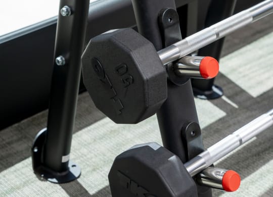 Fitness Center close up at Streamliner 16th Apartments in Phoenix