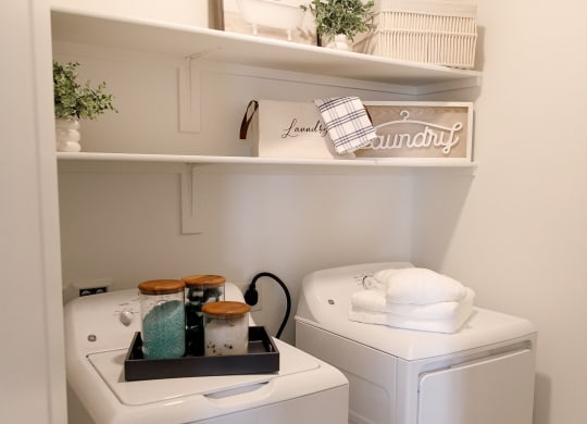 Full Size Washer and Dryer at The Aster at Mountain Vista Apartments