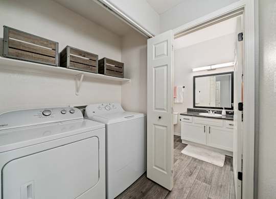 Fullsize Washer and Dryers at Bear Canyon Apartments in Tucson Arizona