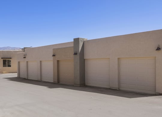 Garages at Casitas Catalina Apartments in Tucson