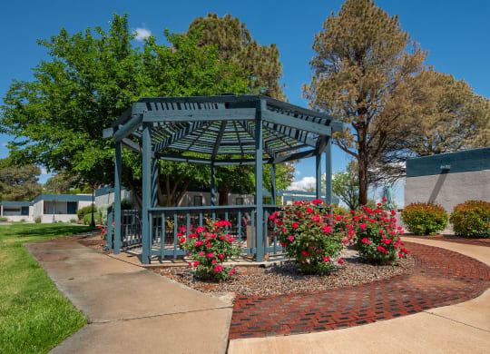 Gazebo at Blue Agave Villas Apartments