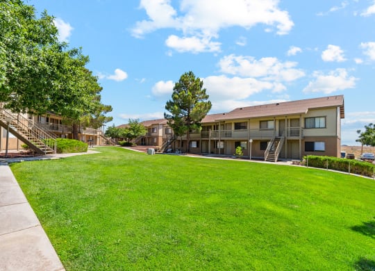 Grass Area at Kingman Station Apartments