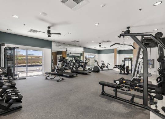 Gym at Tucson Landing, Arizona  