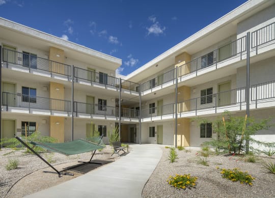 Hammock Walkway at Cabana Bridges Apartments in Tucson Arizona