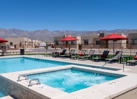 Hot Tub at Casitas Catalina Apartments in Tucson