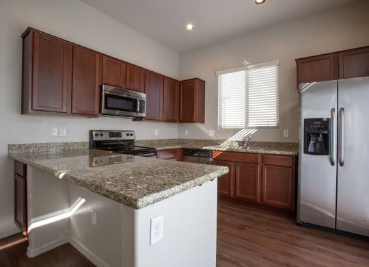 Kitchen at Casitas at San Marcos in Chandler AZ Nov 2020