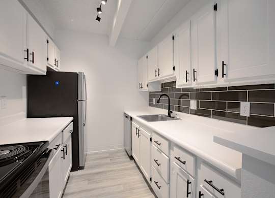 Kitchen at Los Altos Towers Apartments in Albuquerque NM