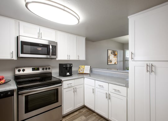 Kitchen at Orange Tree Village Apartments in Tucson Arizona