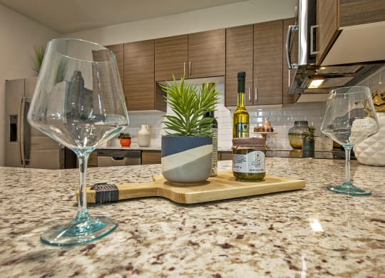 Kitchen at Senderos at South Mountain in Phoenix AZ September 2020