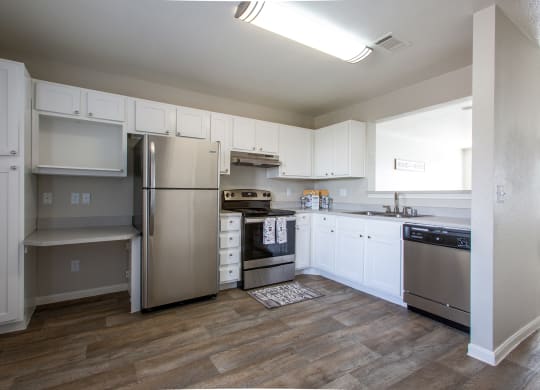 Kitchen at The Bluffs at Tierra Contenta Apartments
