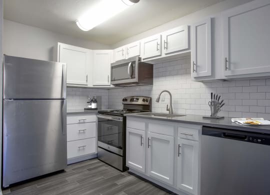 Kitchen at The Link at 4th Ave Apartments in Tucson Arizona