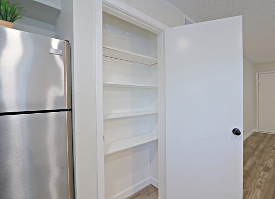 Kitchen pantry 1 x 1 at Arcadia Lofts in Phoenix AZ Nov 2020