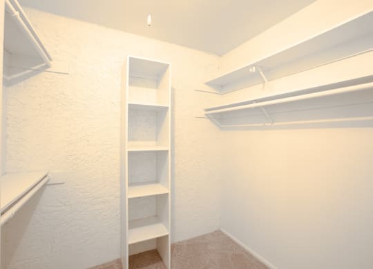 Large Closet at Townhomes on the Park in Phoenix Arizona