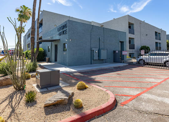 Leasing Office Exterior at Arcadia Lofts in Phoenix AZ Nov 2020