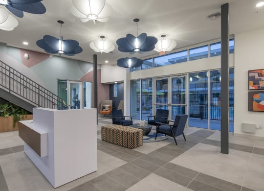 Leasing Office Interior at Cabana Bridges Apartments in Tucson Arizona