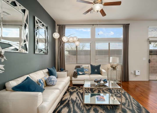 Living Room at Avilla Preserve Apartment Homes in Tucson Arizona