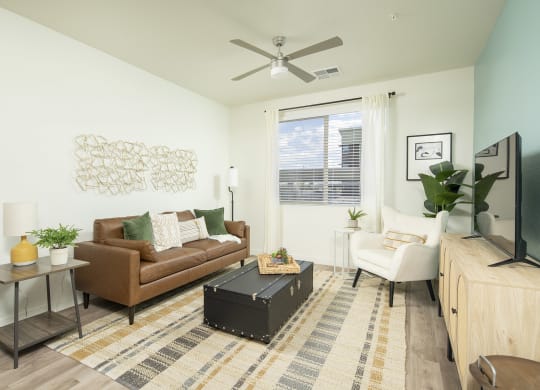 Living Room at Cabana Bridges Apartments in Tucson Arizona