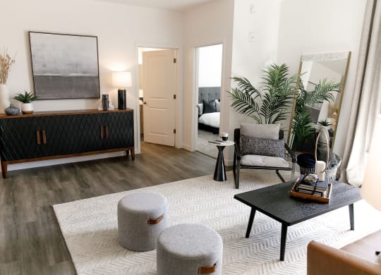 Living Room at The Aster at Mountain Vista Apartments in Mesa Arizona