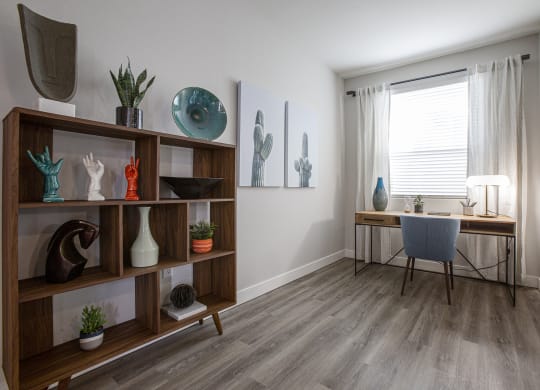 Office nook at Senderos at South Mountain in Phoenix AZ September 2020
