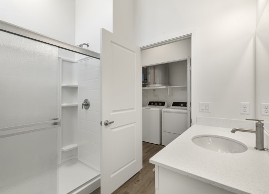 One Bedroom Bathroom at Casitas Catalina Apartments in Tucson