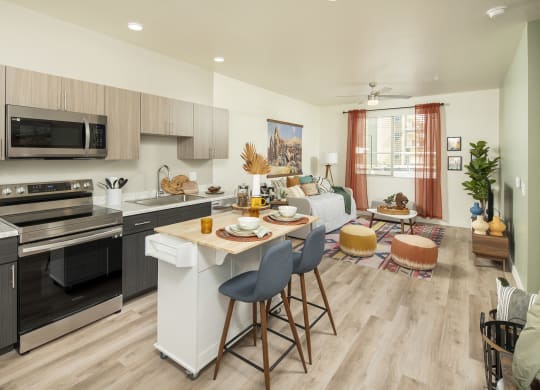 Open Concept at Cabana Bridges Apartments in Tucson Arizona