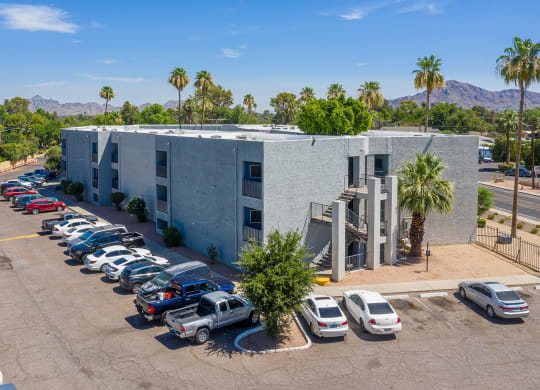 Parking at Arcadia Lofts in Phoenix AZ Nov 2020