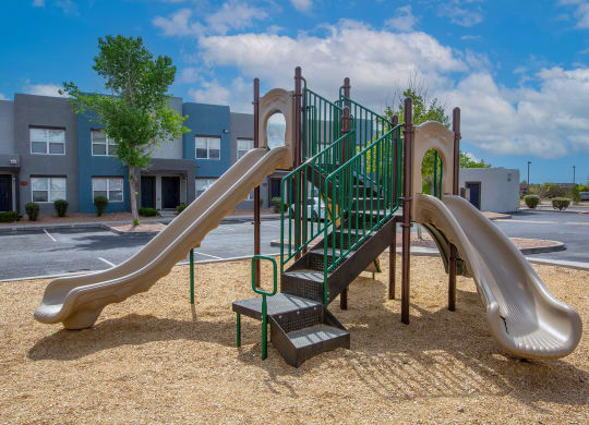 Playground Area at The Bluffs at Tierra Contenta Apartments