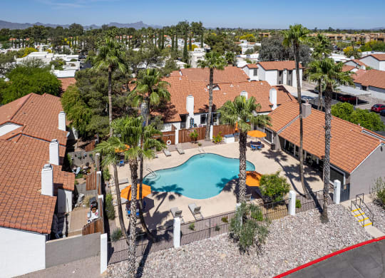 Pool and Community at Orange Tree Village Apartments in Tucson AZ