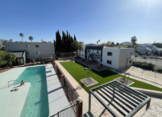 Pool and Courtyard Area