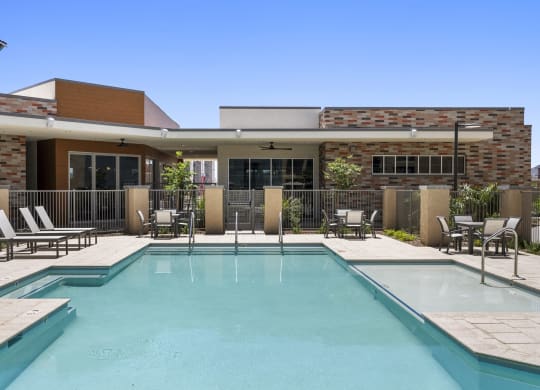Pool and Lounge Area at Tucson Landing, Tucson, AZ   