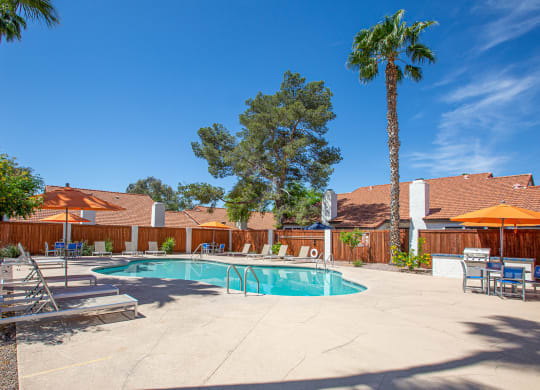 Pool at Orange Tree Village Apartments in Tucson AZ