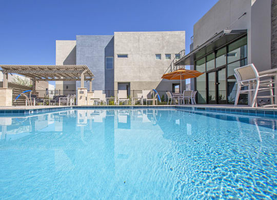 Pool at Senderos at South Mountain in Phoenix AZ September 2020