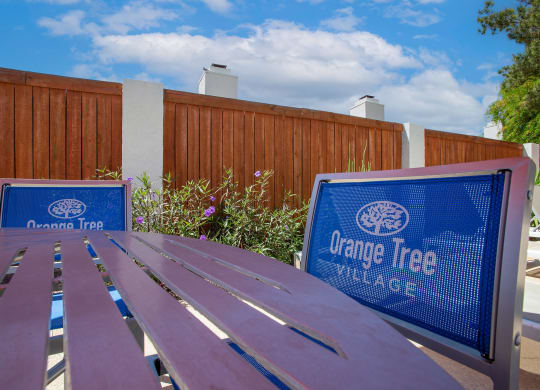 Pool Chairs at Orange Tree Village Apartments in Tucson AZ
