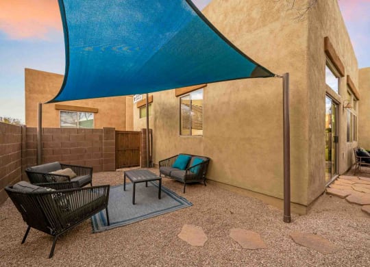 Private Backyard at Avilla Preserve Apartment Homes in Tucson Arizona