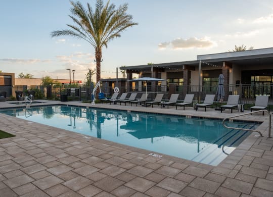 Resort Style Pool at The Aster at Mountain Vista in Mesa Arizona