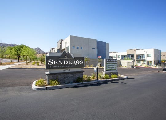 Signage at Senderos at South Mountain in Phoenix AZ September 2020 (3)