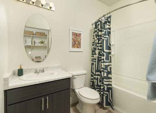 Spacious Bathroom at Cabana Bridges Apartments in Tucson Arizona