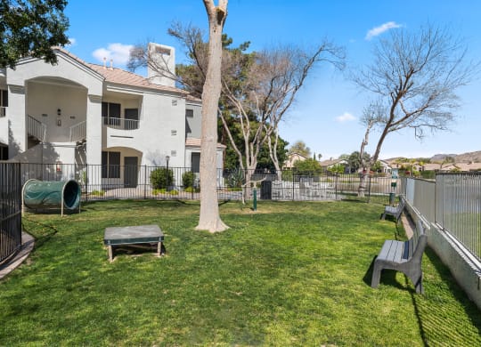 Spacious Dog Park at Haven at Arrowhead Apartment Homes in Glendale Arizona