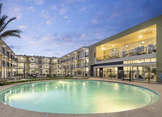 Spacious Pool at Cabana Bridges Apartments in Tucson Arizona